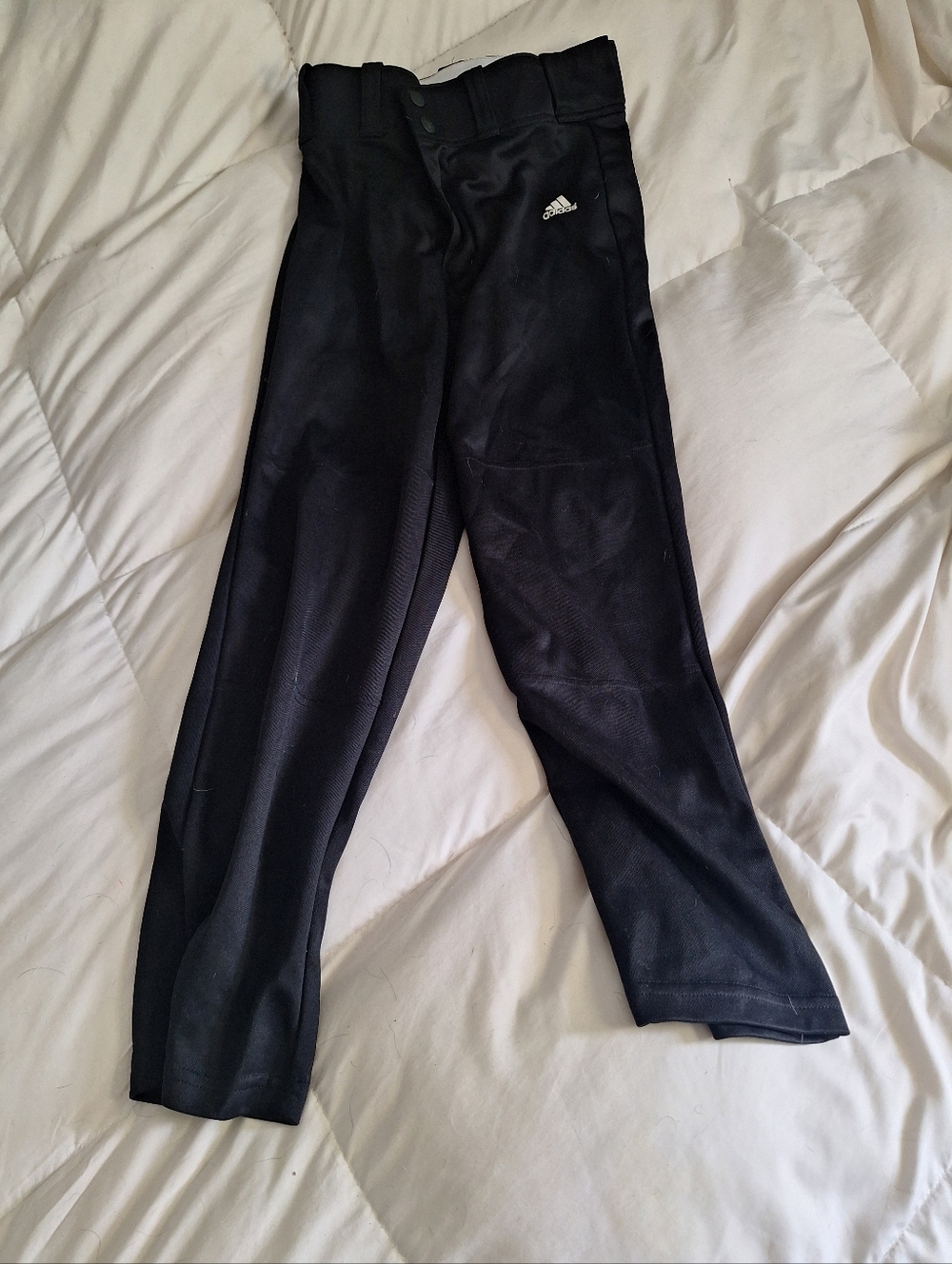 Adidas Boys Black Baseball Panta Size Medium